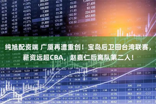 纯旭配资端 广厦再遭重创！宝岛后卫回台湾联赛，薪资远超CBA，赵嘉仁后离队第二人！